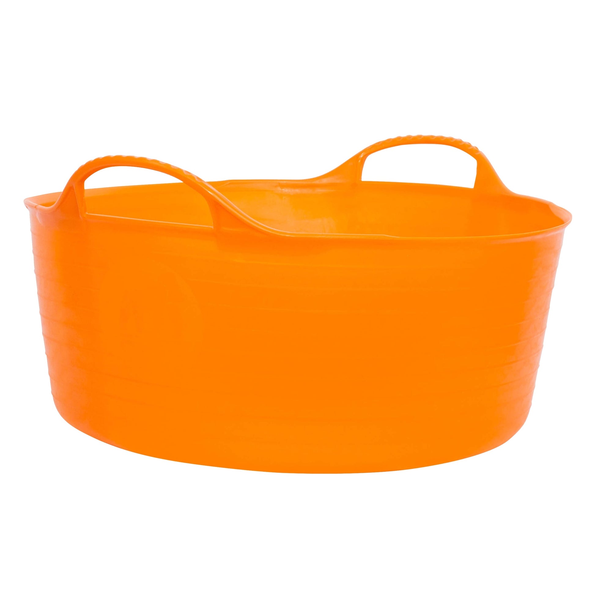 Gorilla Tubs & Recycled Black Tubs - Small Shallow 15L -Orange