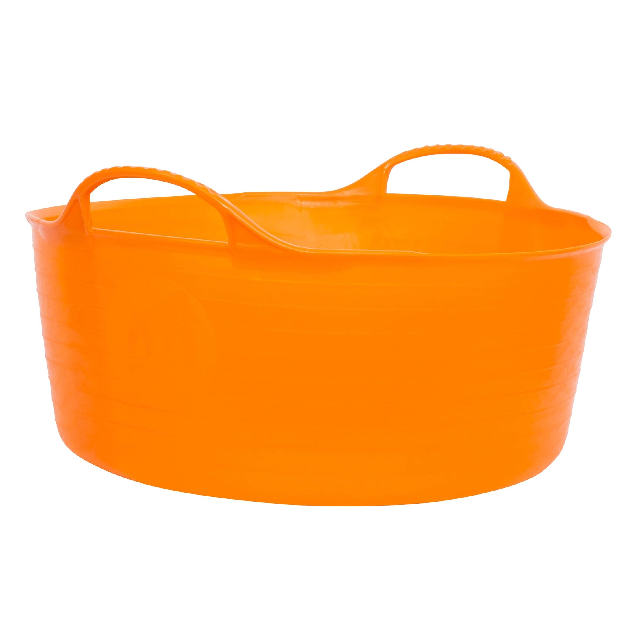 Gorilla Tubs & Recycled Black Tubs - Small Shallow 15L -Orange