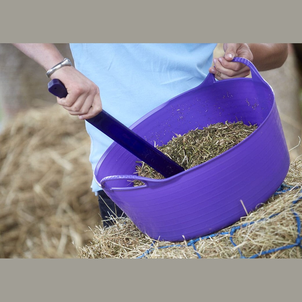Gorilla Tubs & Recycled Black Tubs - Small Shallow 15L- Purple