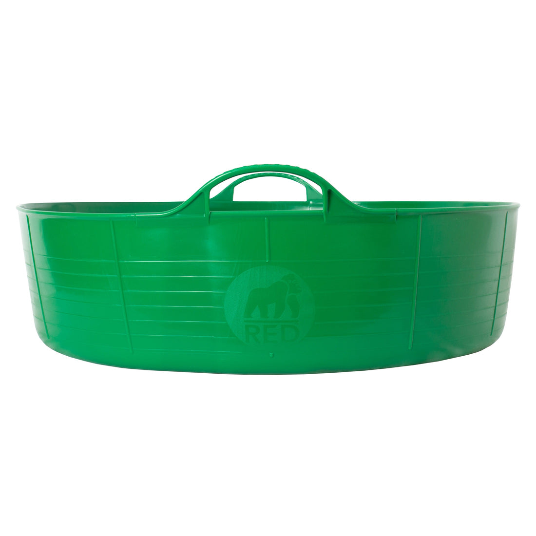 Gorilla Tubs & Recycled Black Tubs - Large Shallow 35L- Green