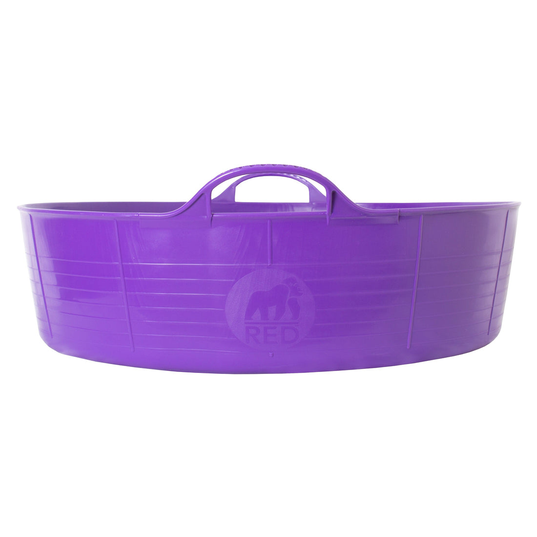 Gorilla Tubs & Recycled Black Tubs - Large Shallow 35L- Purple