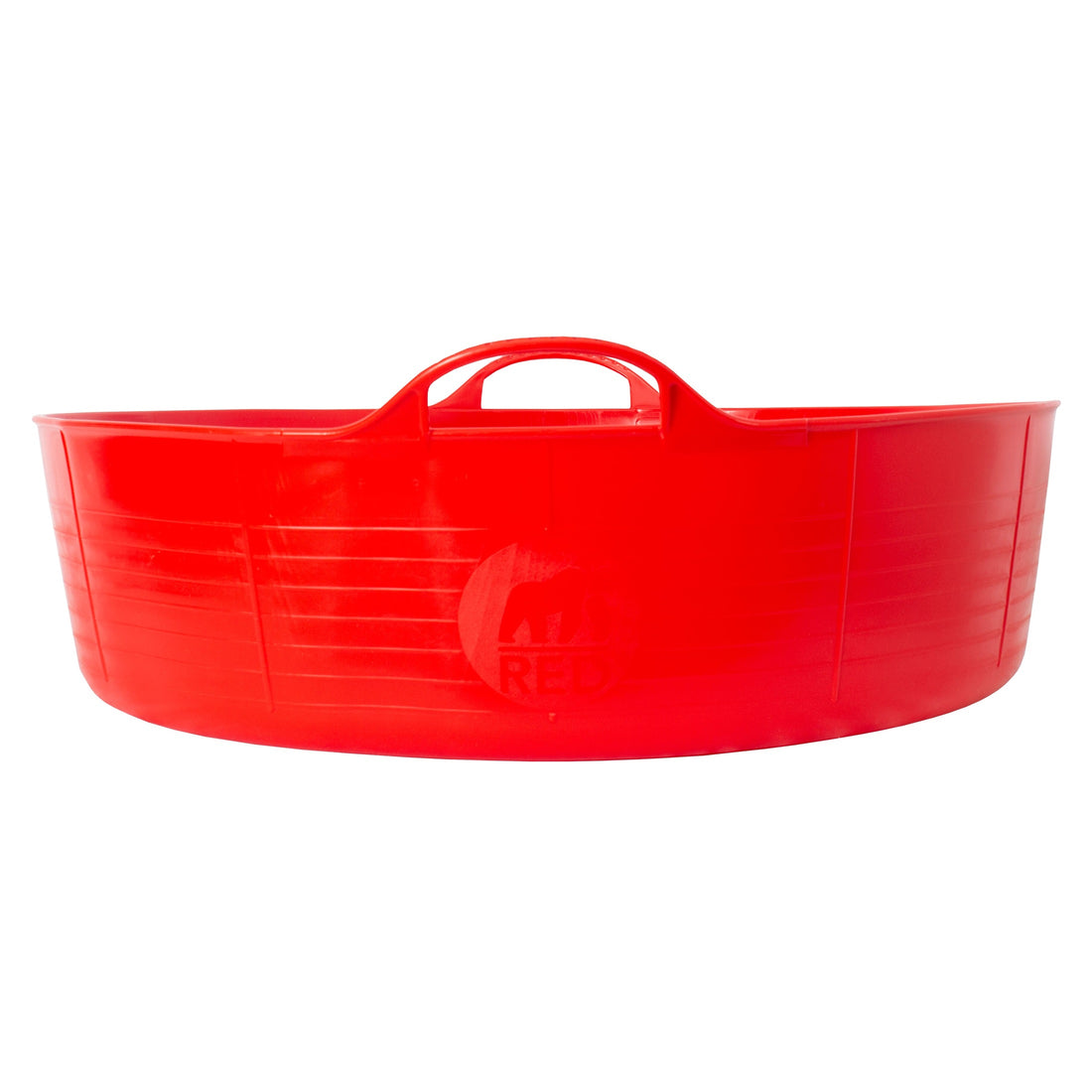 Tubs & Recycled Black Tubs - Large Shallow 35L Red