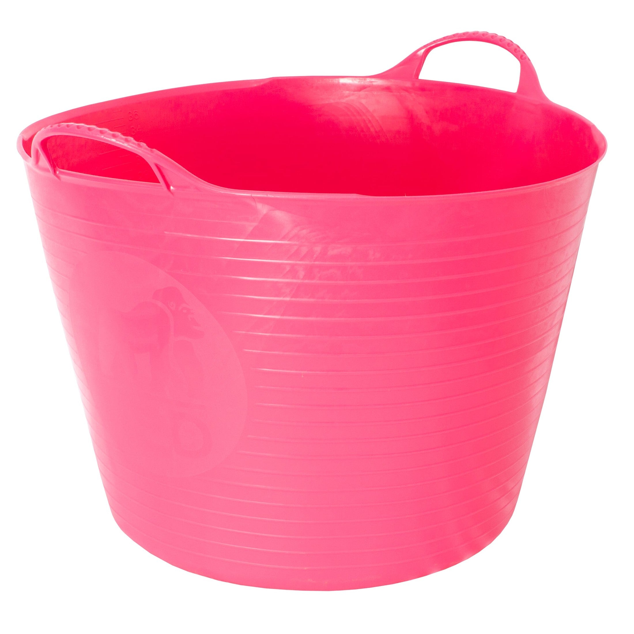 Gorilla Tubs & Recycled Black Tubs - Large 38L -Pink