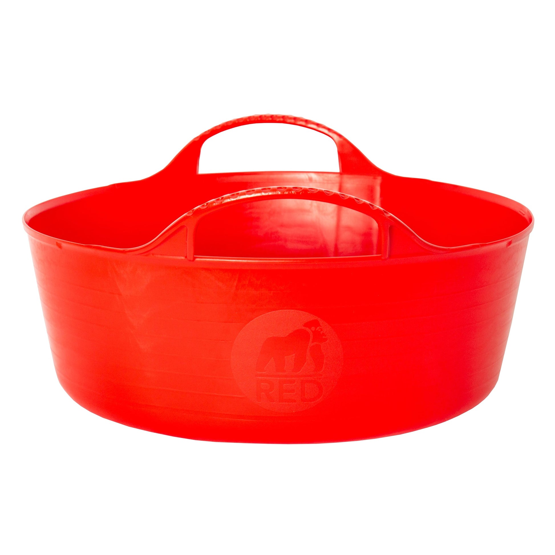 Tubs & Recycled Black Tubs - Mini Shallow 5L Red
