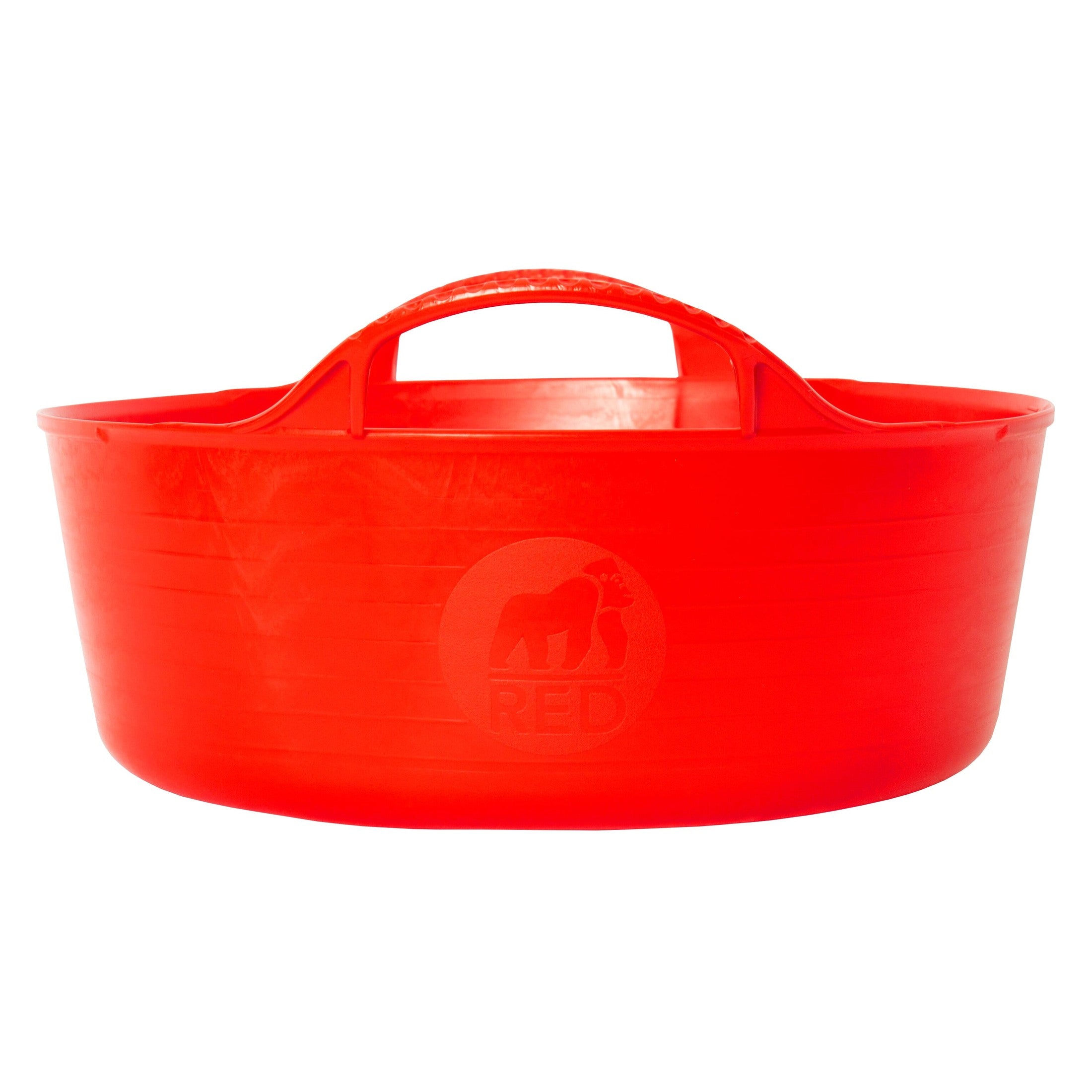 Tubs & Recycled Black Tubs - Mini Shallow 5L Red