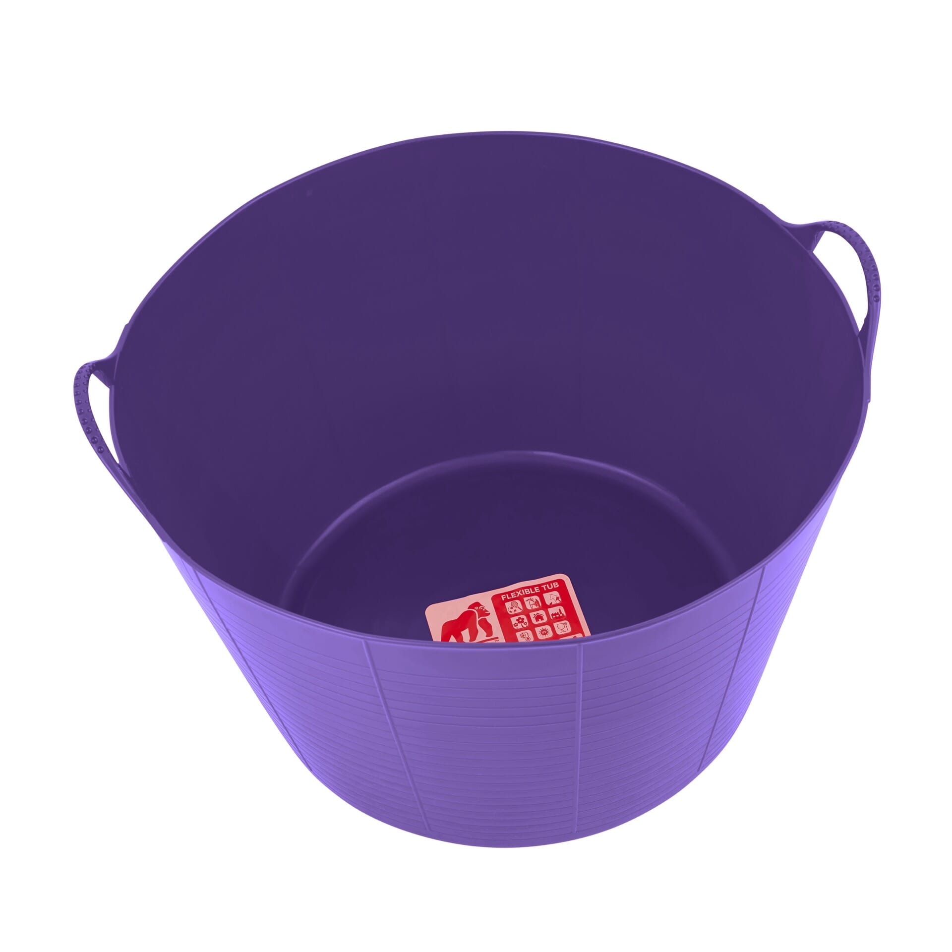 Gorilla Tubs & Recycled Black Tubs - Extra Large 75L -Purple