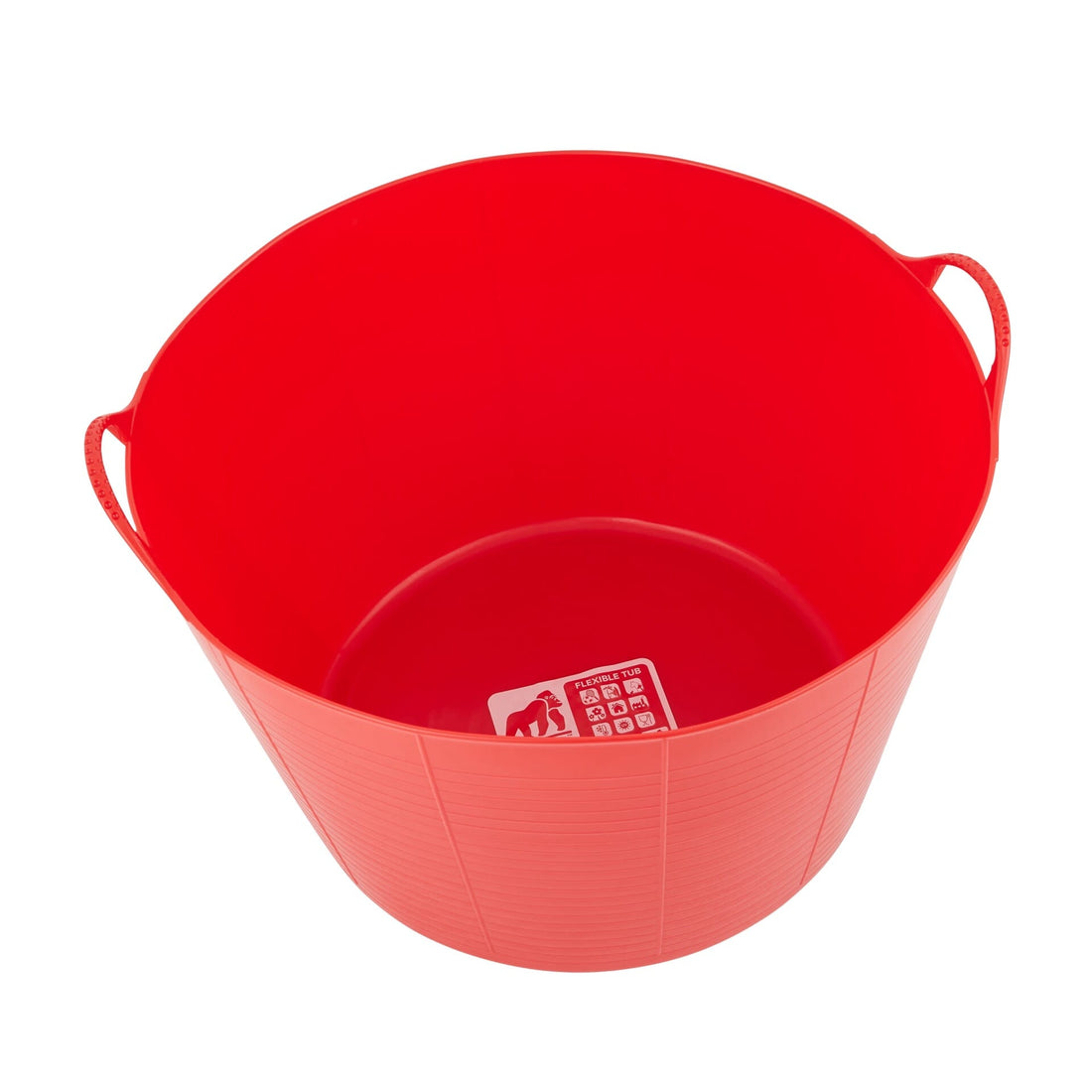 Tubs & Recycled Black Tubs - Extra Large 75L Red