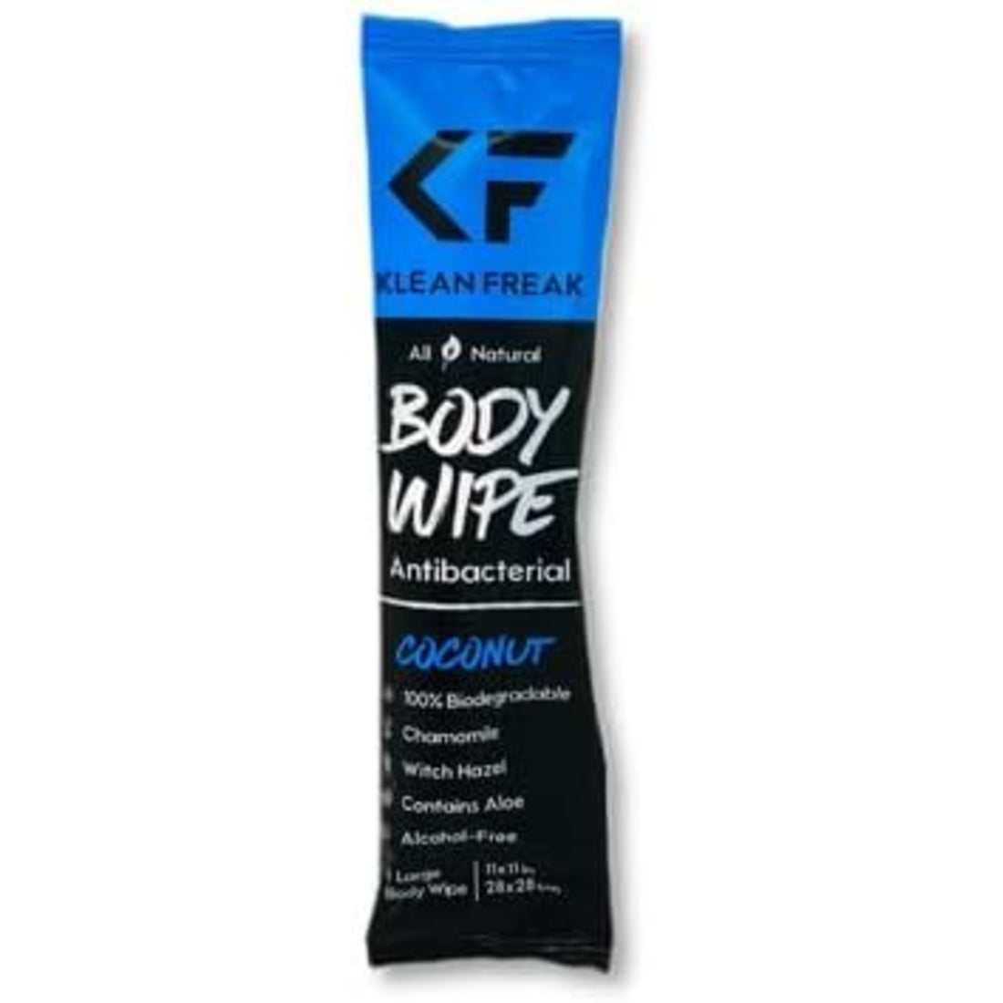 Klean Freak - Body Wipes - Single Sachet - Coconut ehdxb