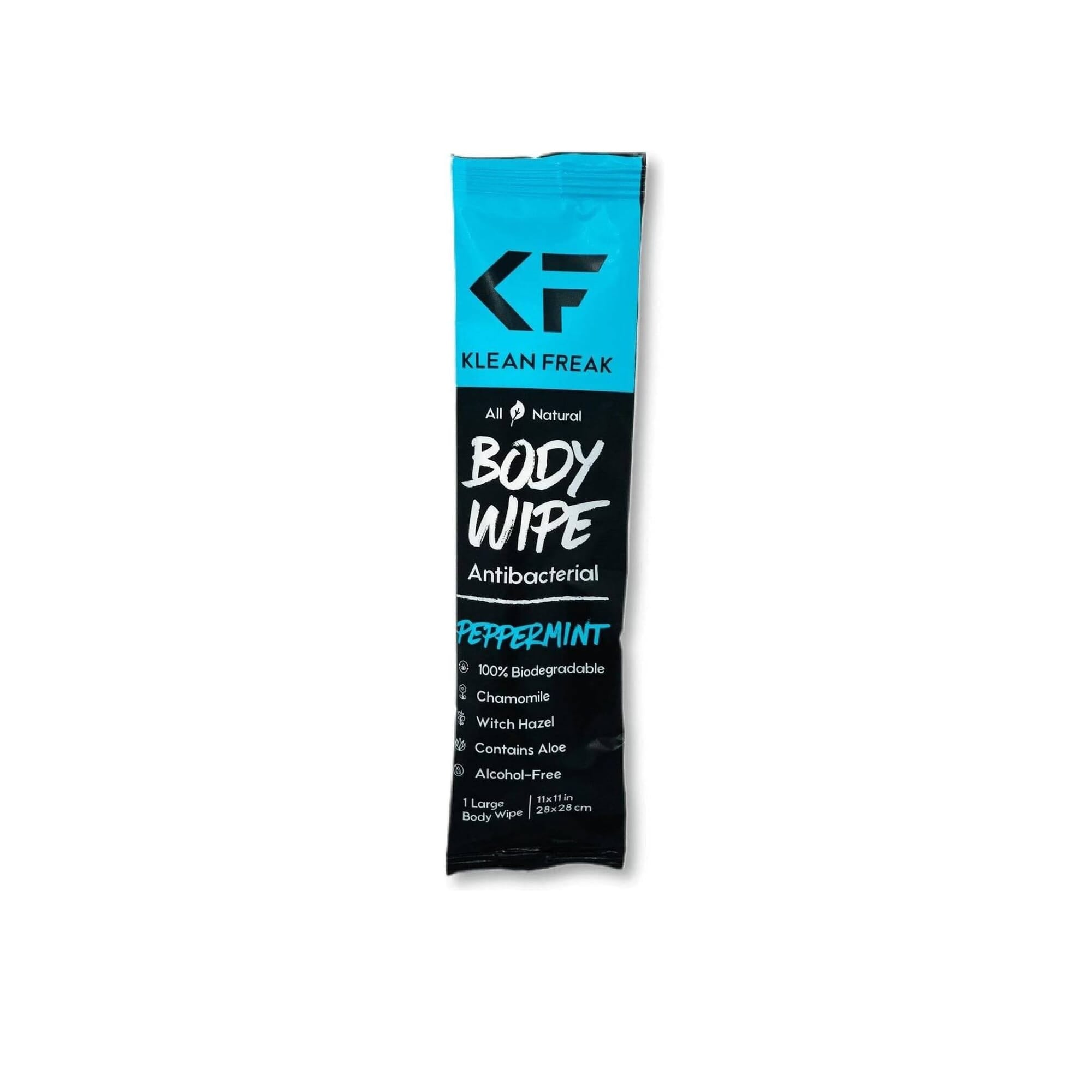 Klean Freak - Body Wipes - Single Sachet - Peppermint