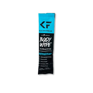 Klean Freak - Body Wipes - Single Sachet - Peppermint