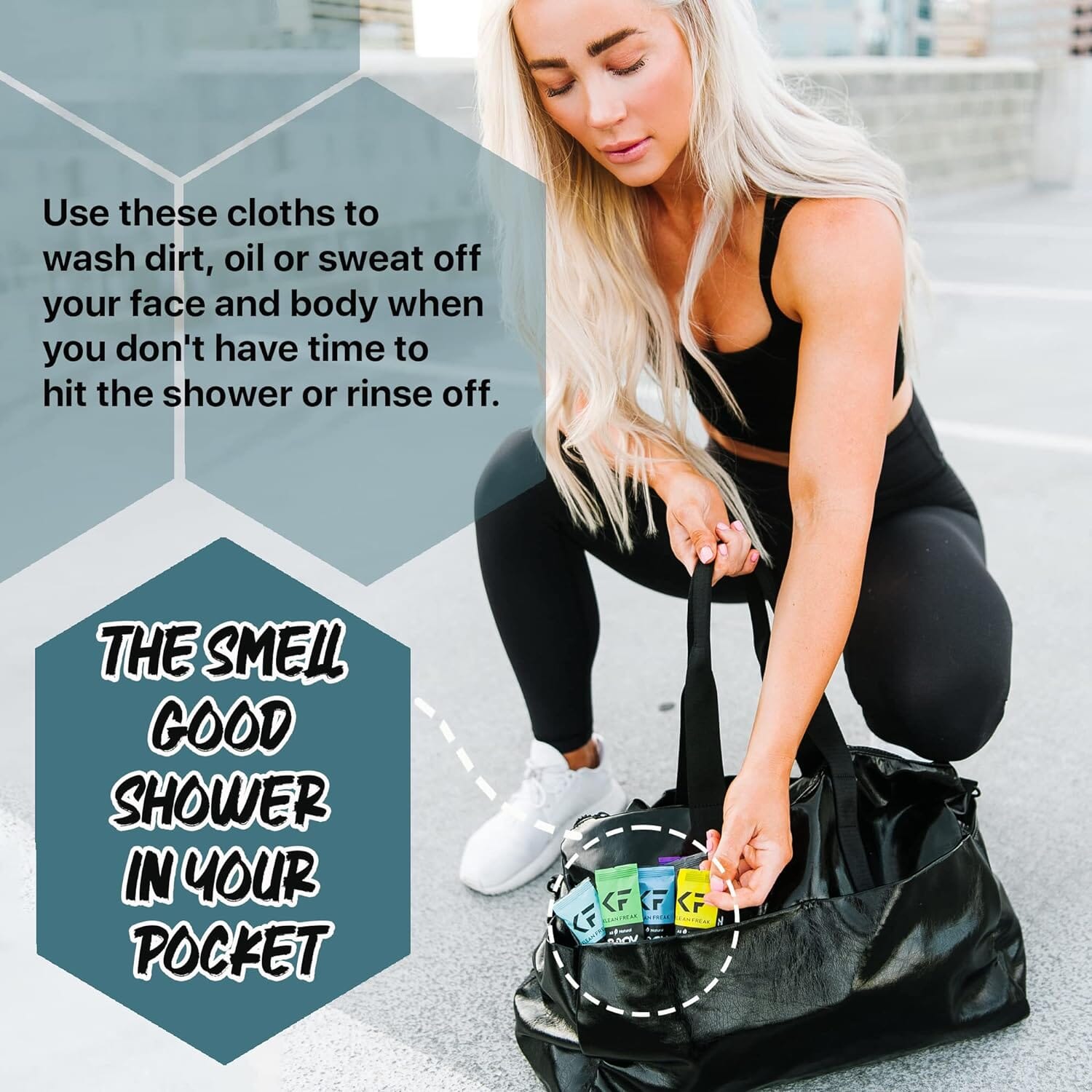 Klean Freak - Body Wipes - Single Sachet - Scent Free