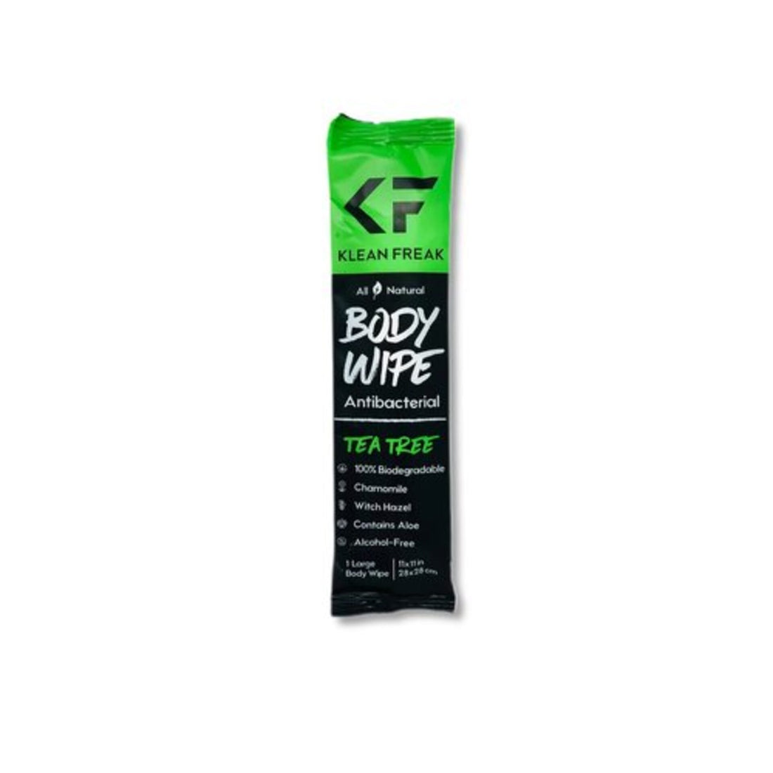 Klean Freak - Body Wipes - Single Sachet - Tea Tree ehdxb