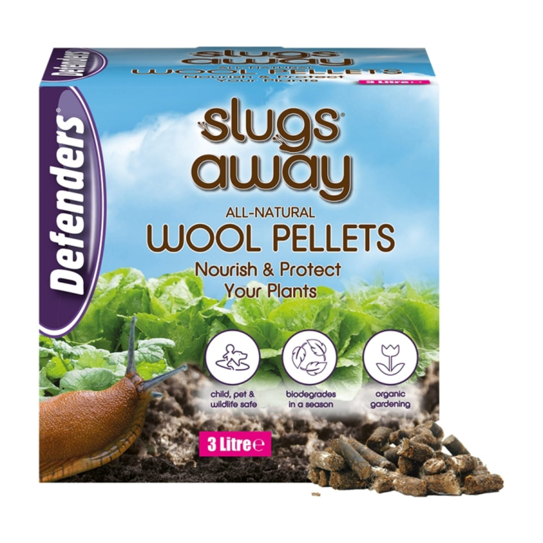 Stv Slugs Away® Wool Pellets - 3l ehdxb