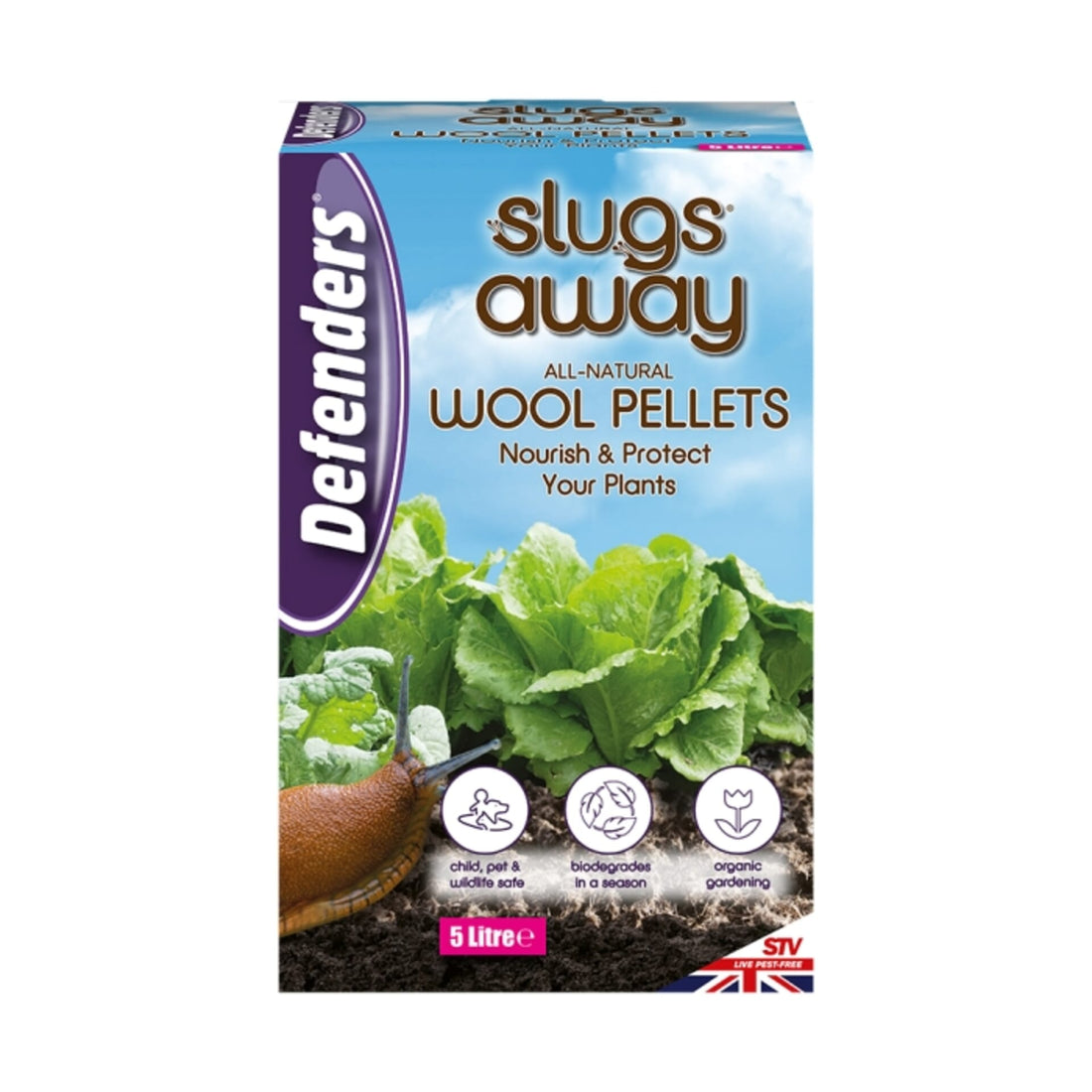 Stv Slugs Away® Wool Pellets - 5l ehdxb