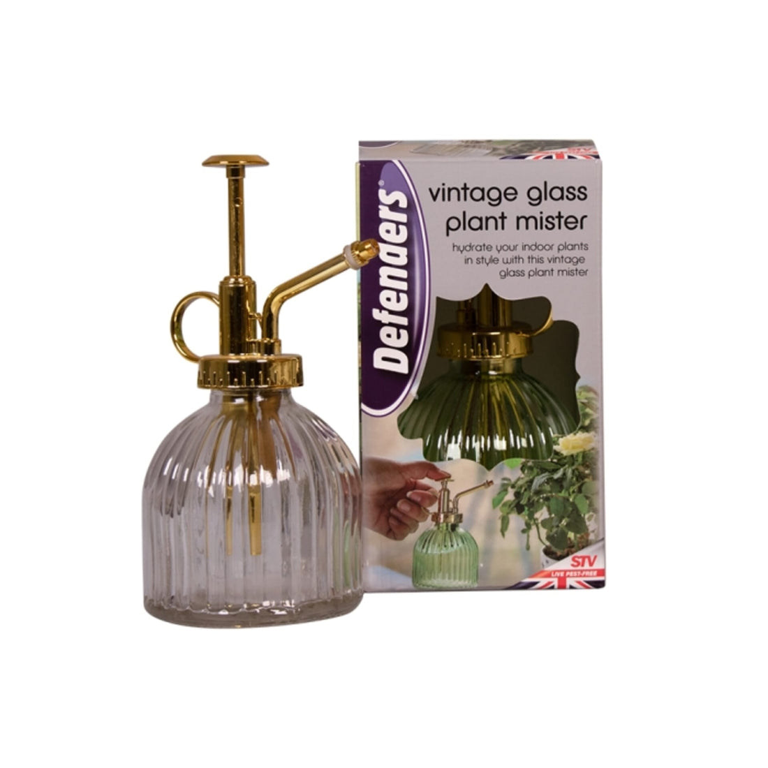 Stv Vintage Glass Plant Mist Sprayer - 225ml - Assorted Colours ehdxb