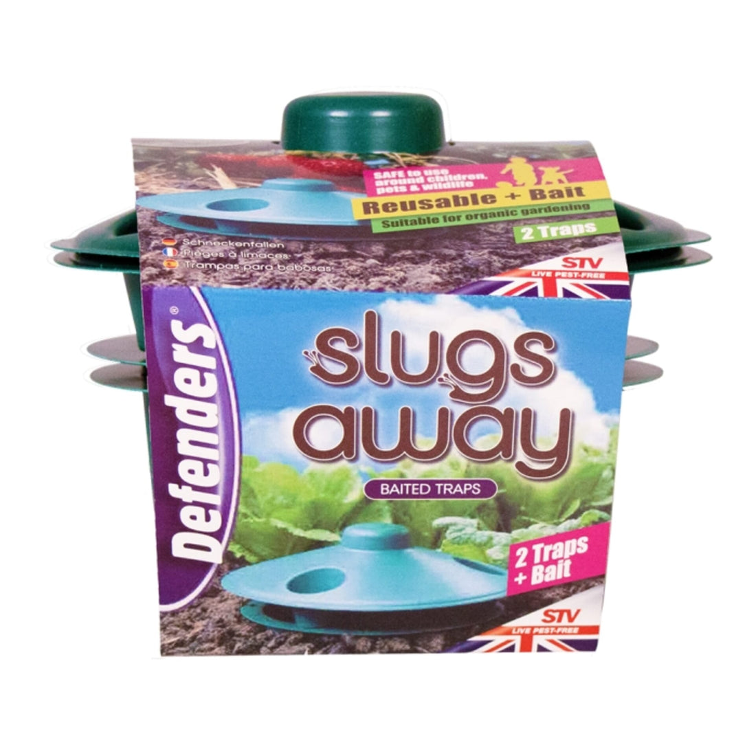 Stv Slugs Away® Ready-Baited Trap - Twinpack ehdxb