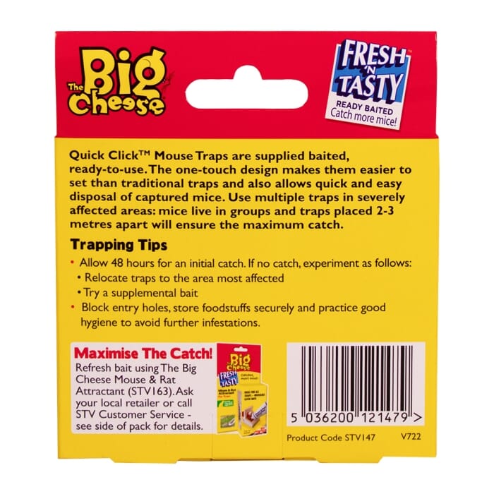 Stv Quick Click Mouse Trap - Twinpack ehdxb