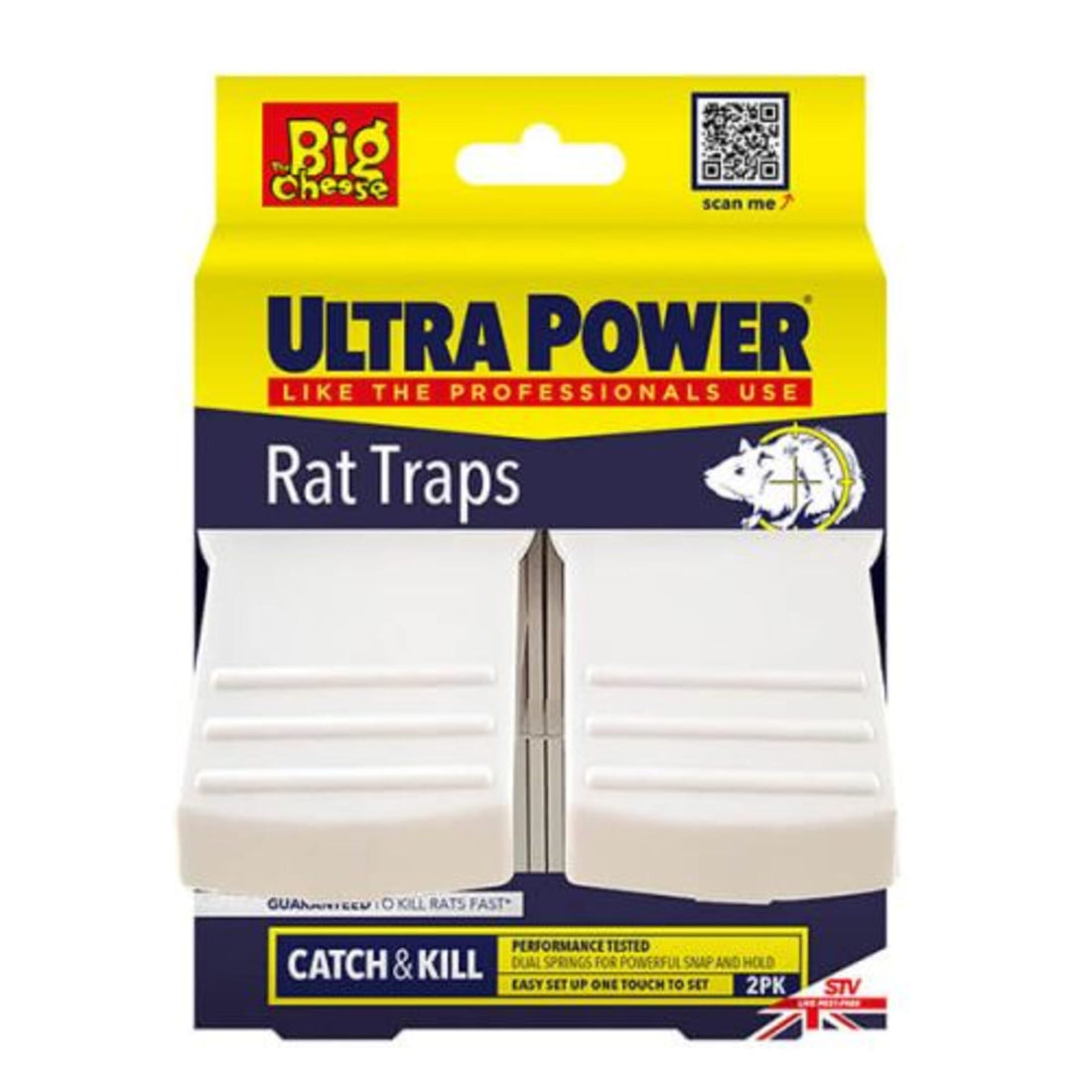 Stv Ready-Baited Rat Trap - Twinpack ehdxb