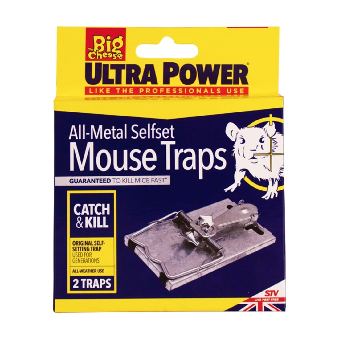 Stv All-Metal Selfset Mouse Trap - Twinpack ehdxb
