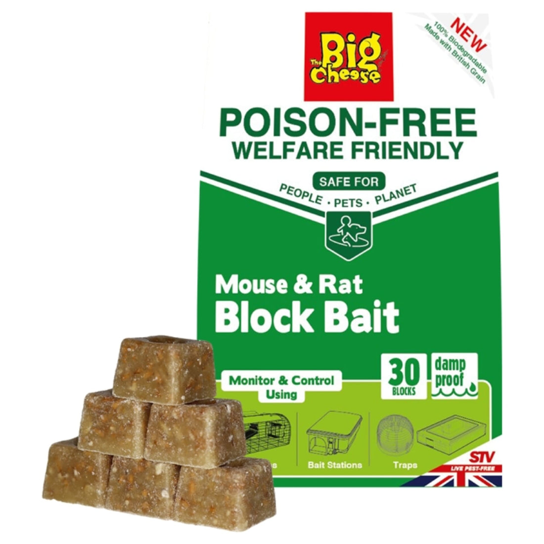 Stv Mouse & Rat Block Bait - 10g x 30 ehdxb
