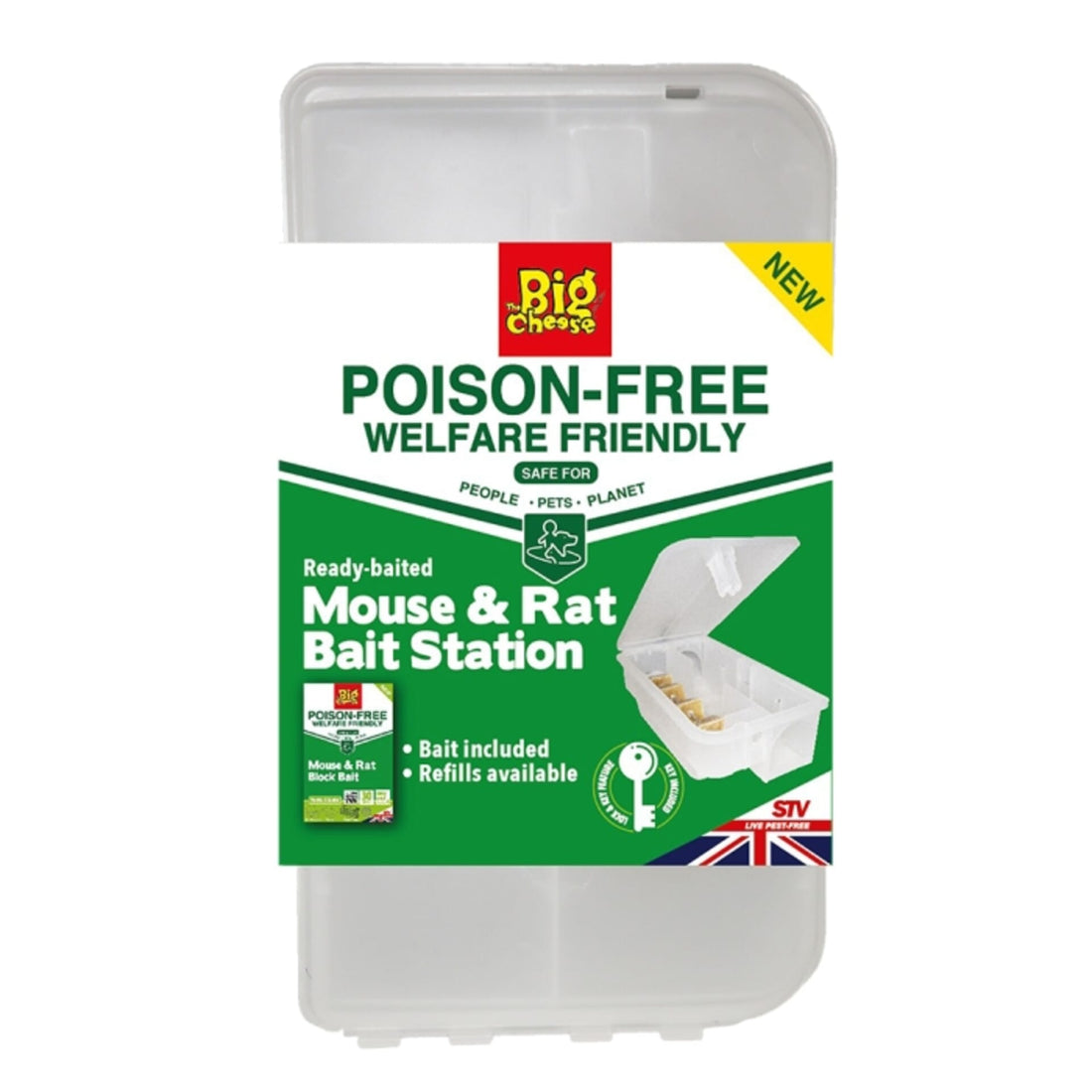 Stv Ready-Baited Mouse & Rat Bait Station ehdxb