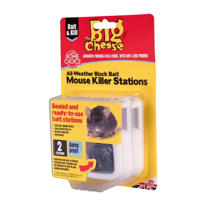 Stv Ready-Baited Mouse Killer Station - Twinpack ehdxb