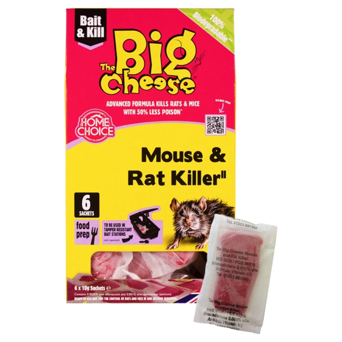 Stv Mouse & Rat Killer Pasta Sachet - 10g x 6 ehdxb