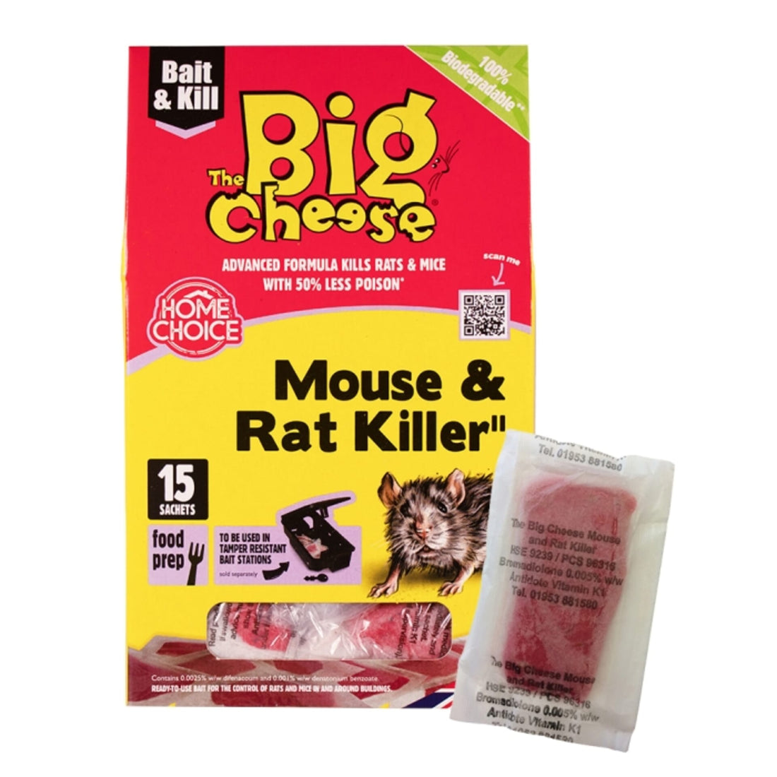 Stv Mouse & Rat Killer Pasta Sachet - 10g x 15 ehdxb