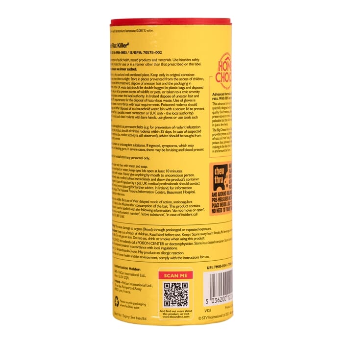 Stv224-stv Rat Killer Grain Bait Sachet - 150g ehdxb