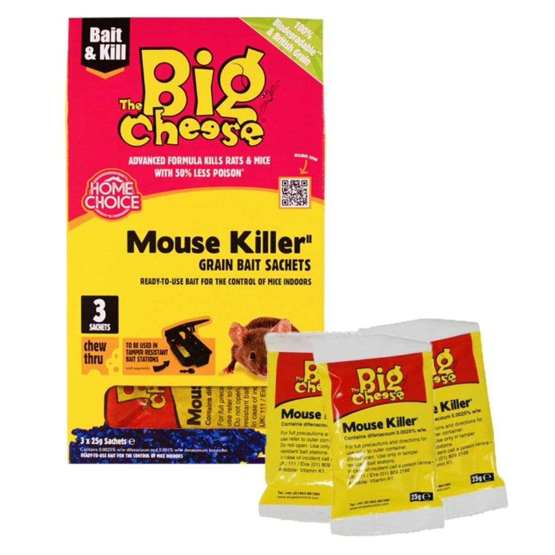 Stv Mouse Killer Grain Bait Sachet - 25g x 3 ehdxb