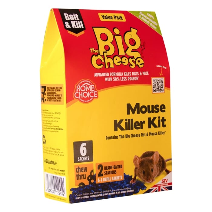 Stv Mouse Killer Kit - 25g Grain x 6 + 2 Stations ehdxb