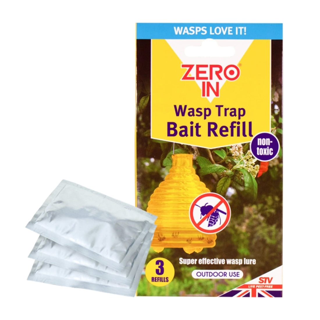 Stv Wasp Trap Bait Refill Sachet - 3-Pack ehdxb
