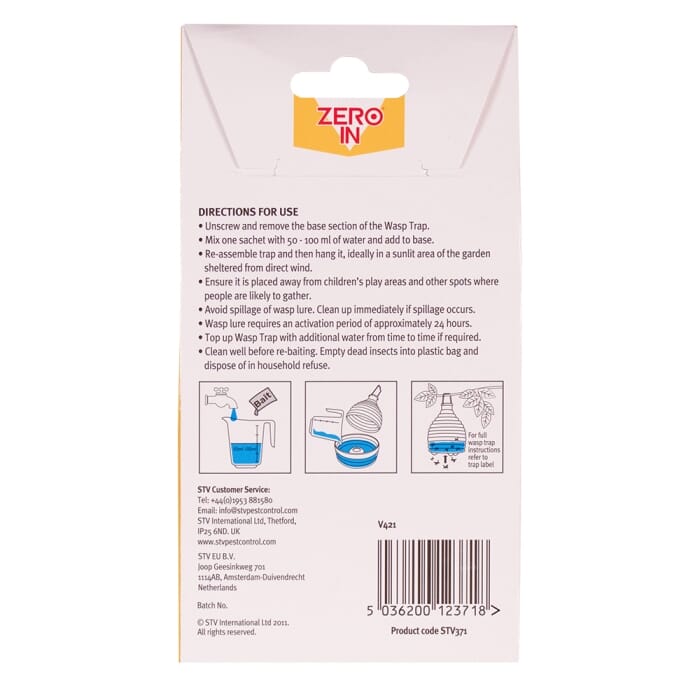 Stv Wasp Trap Bait Refill Sachet - 3-Pack ehdxb