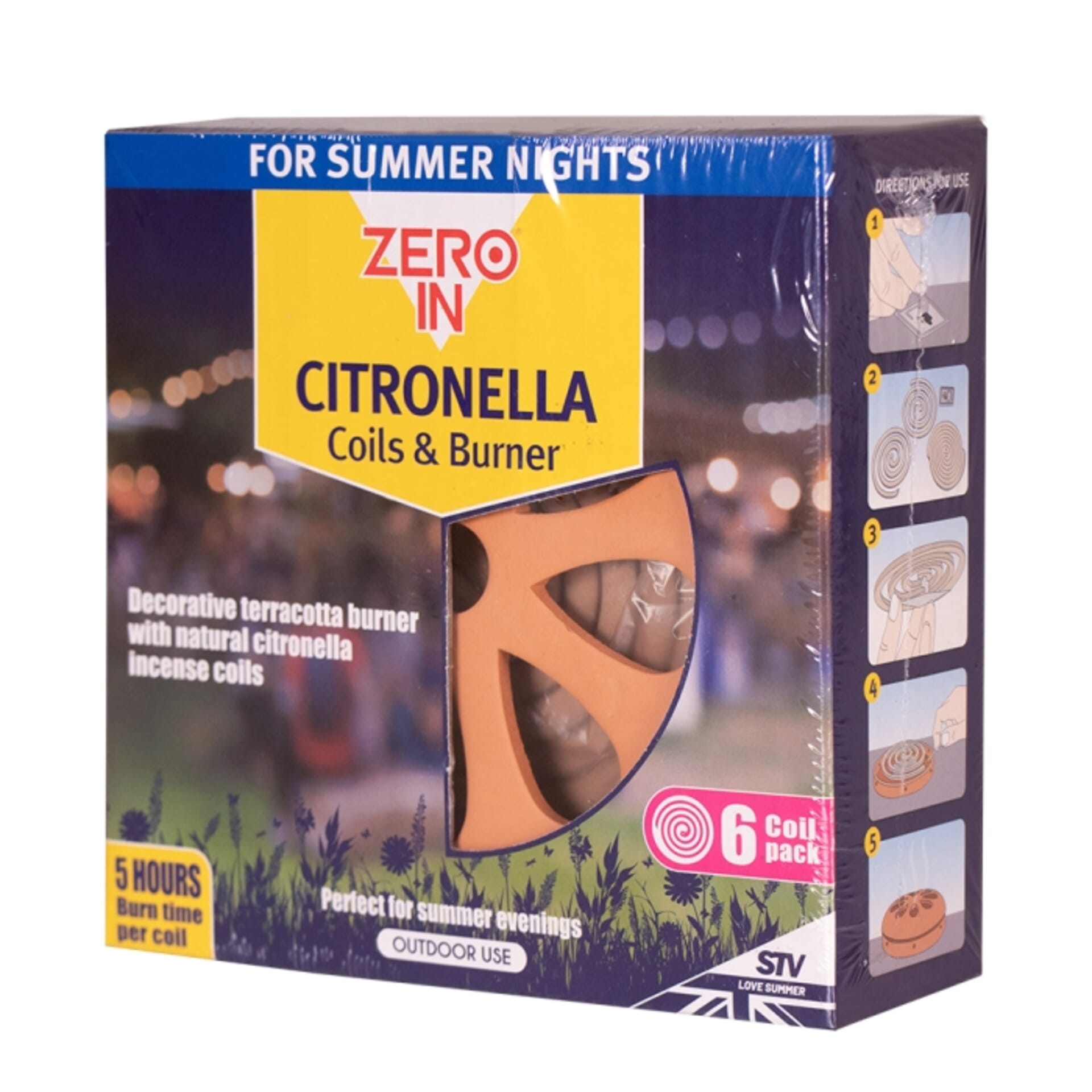 Stv Citronella Burner and 6 Pack Coils ehdxb