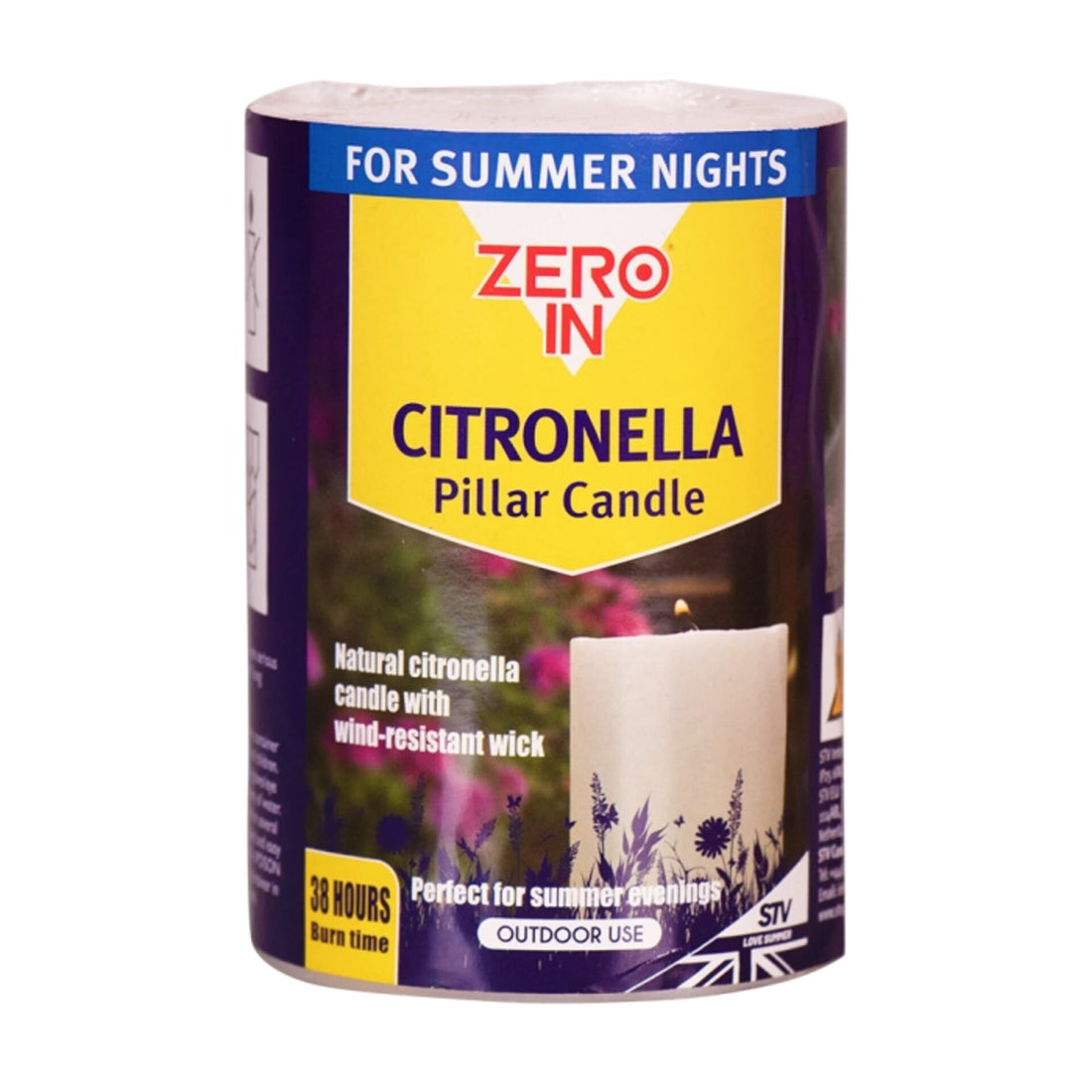 Stv Citronella Pillar Candle