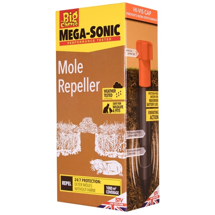STV  Hi-Vis Mega-Sonic® Mole Repeller