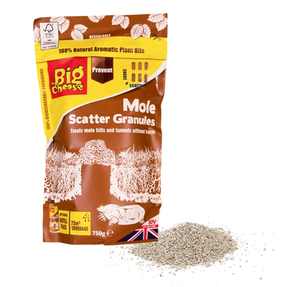 Stv Mole Scatter Granules - 750g Refill ehdxb