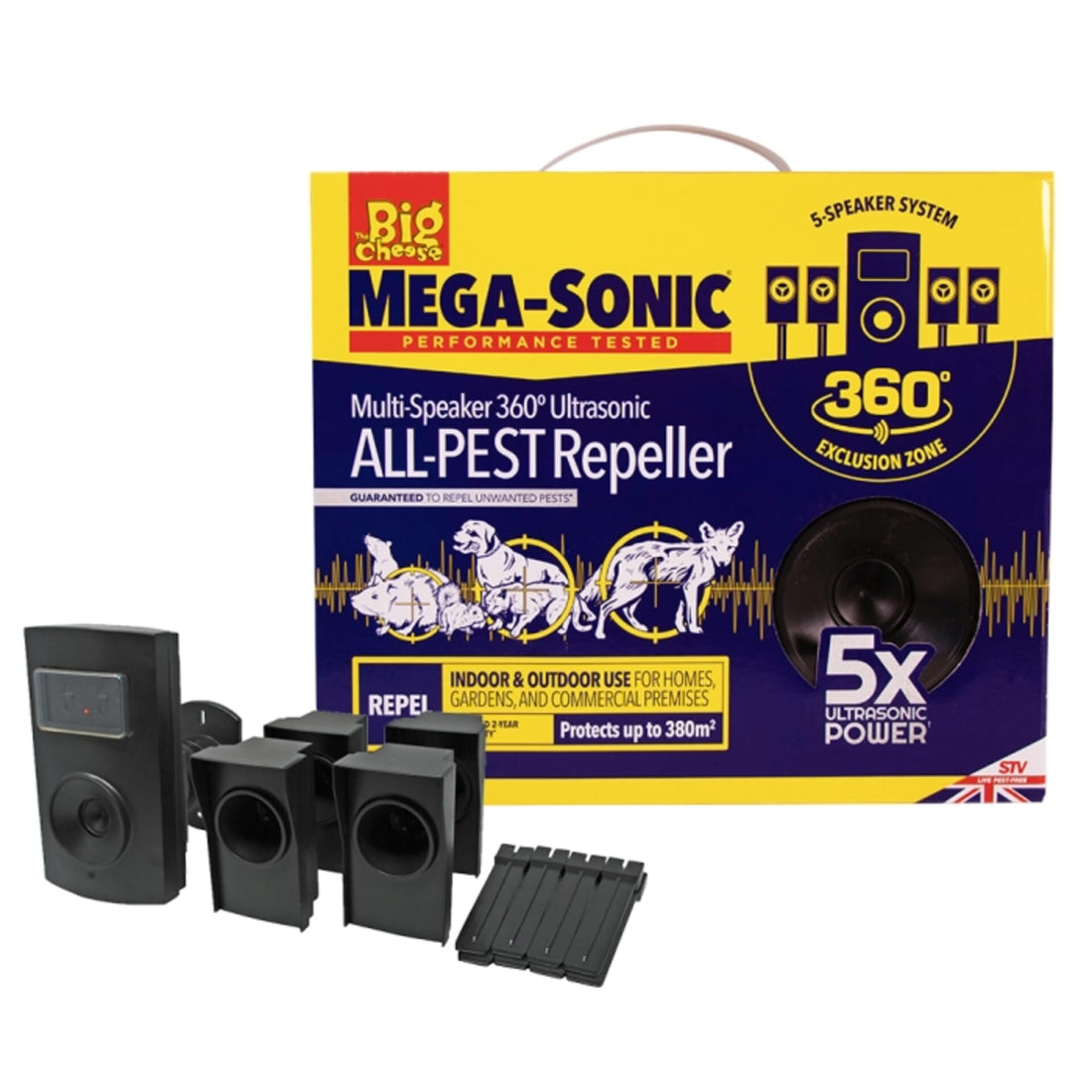Stv Mega-Sonic® Multi-Speaker All-pest Repeller ehdxb
