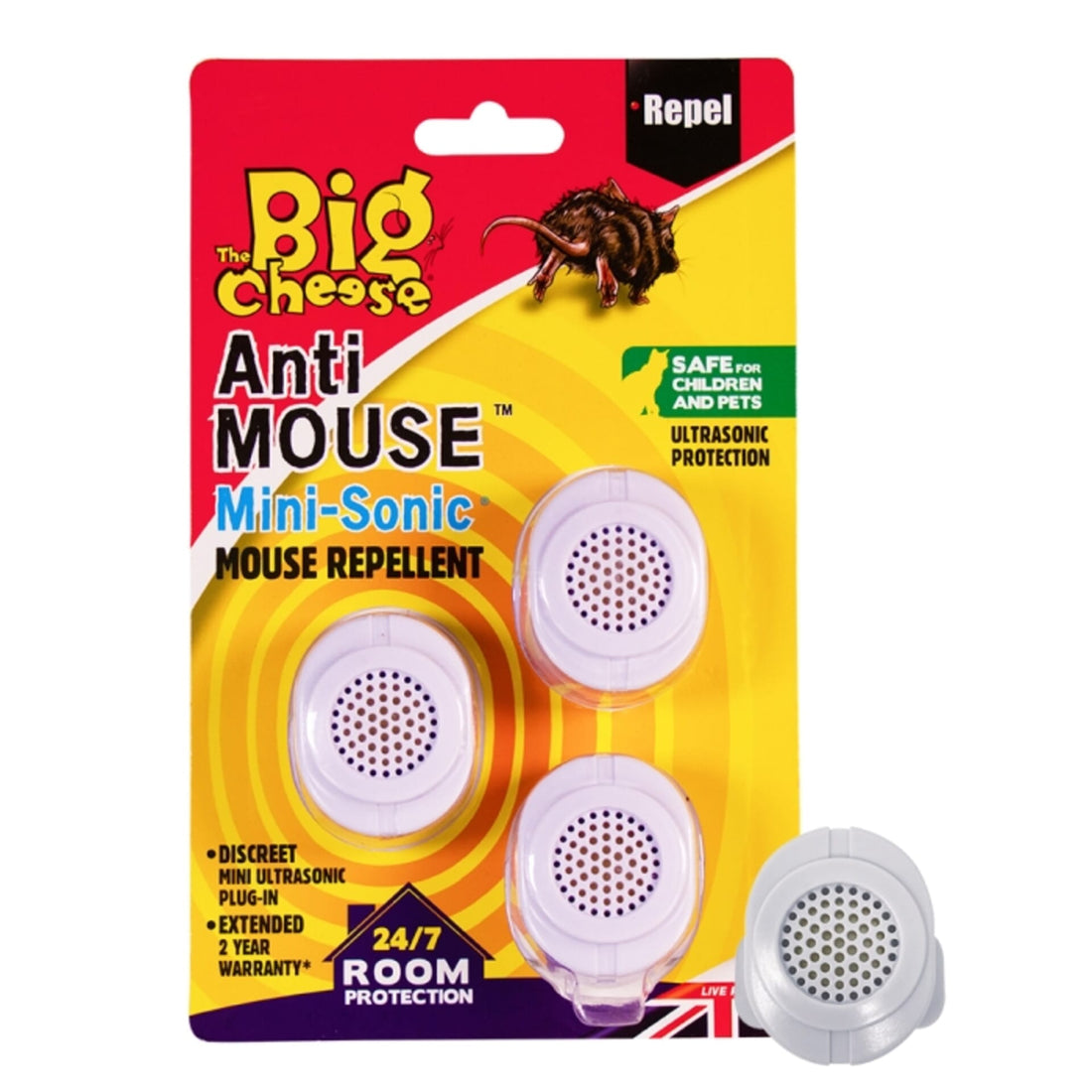 Stv Mini-Sonic Mouse Repellent - 3-Pack ehdxb