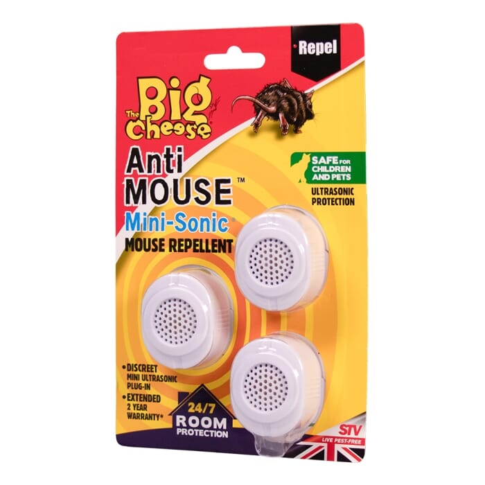 Stv Mini-Sonic Mouse Repellent - 3-Pack ehdxb
