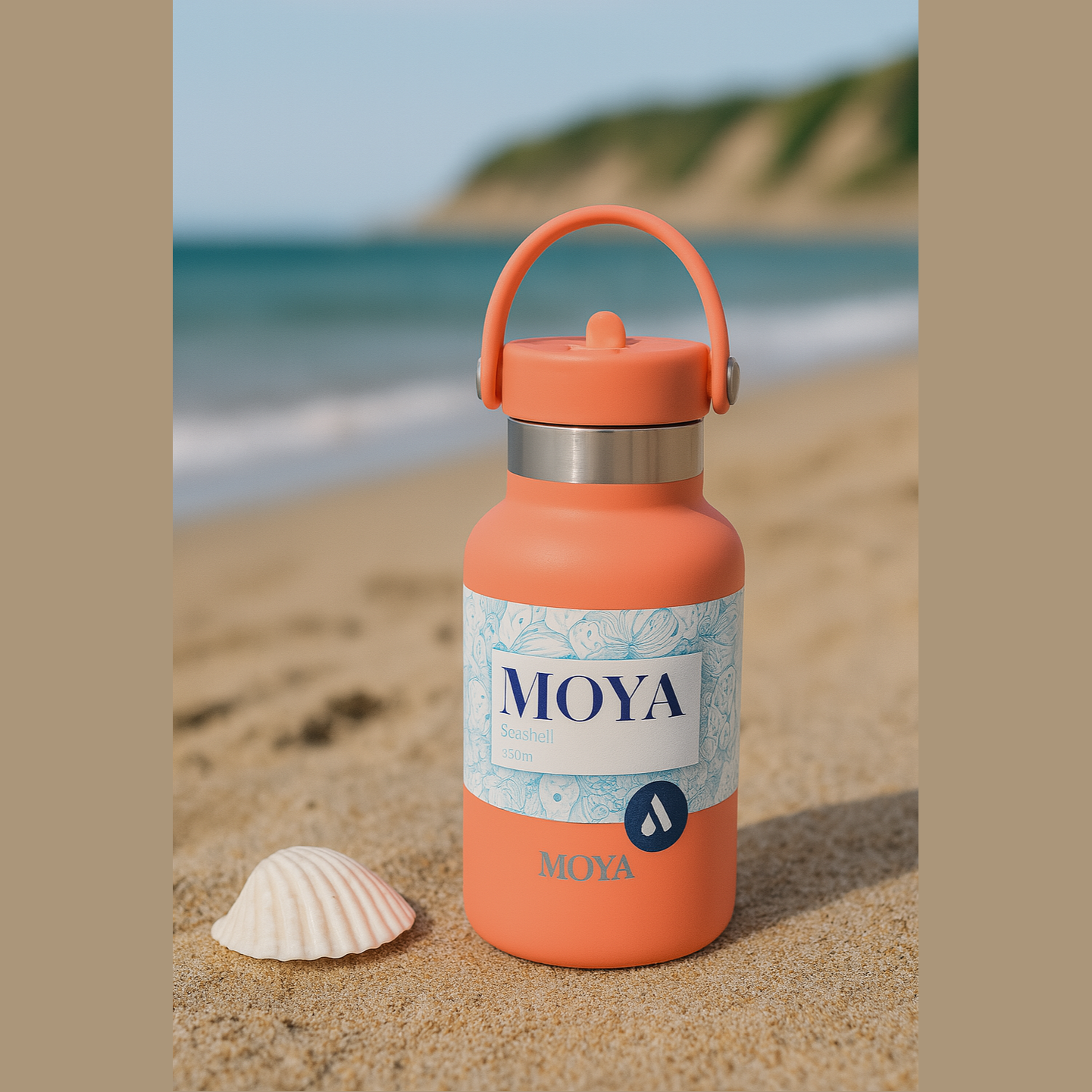 Seashell 350ml Water Bottles