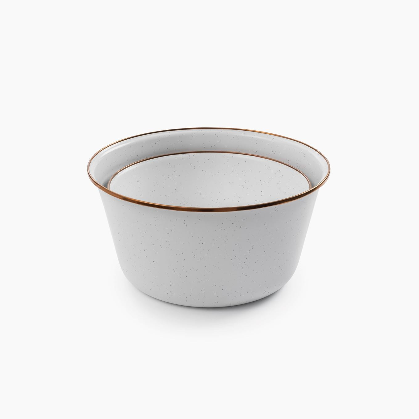 Enamel Mixing Bowl Set - Eggshell