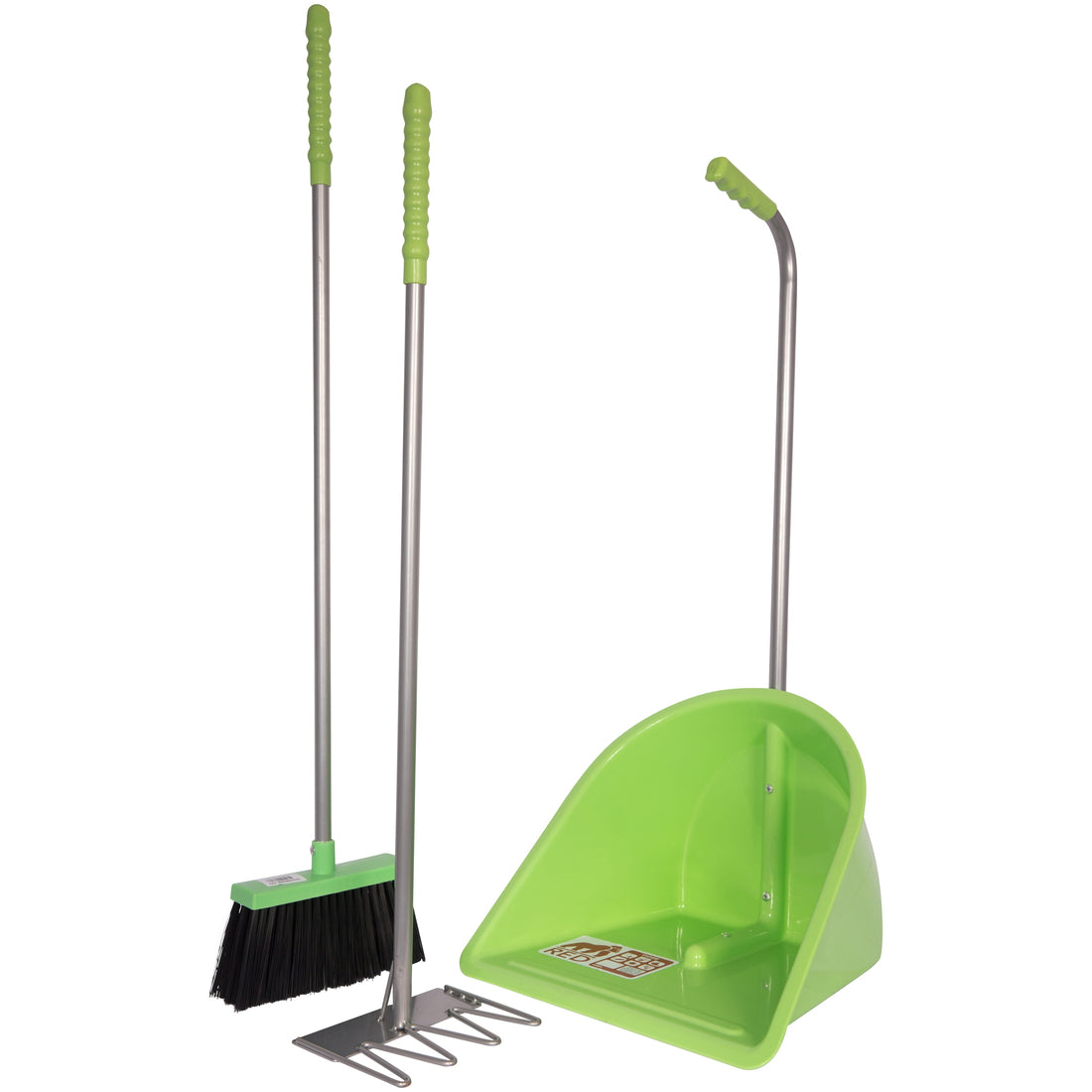 Red Gorilla - Tidee Companion Set - Pistachio Tidee + Rake + Broom ehdxb