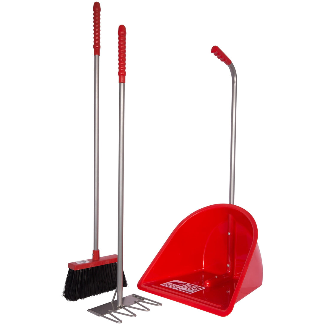 Red Gorilla - Tidee Companion Set - Red Tidee + Rake + Broom ehdxb