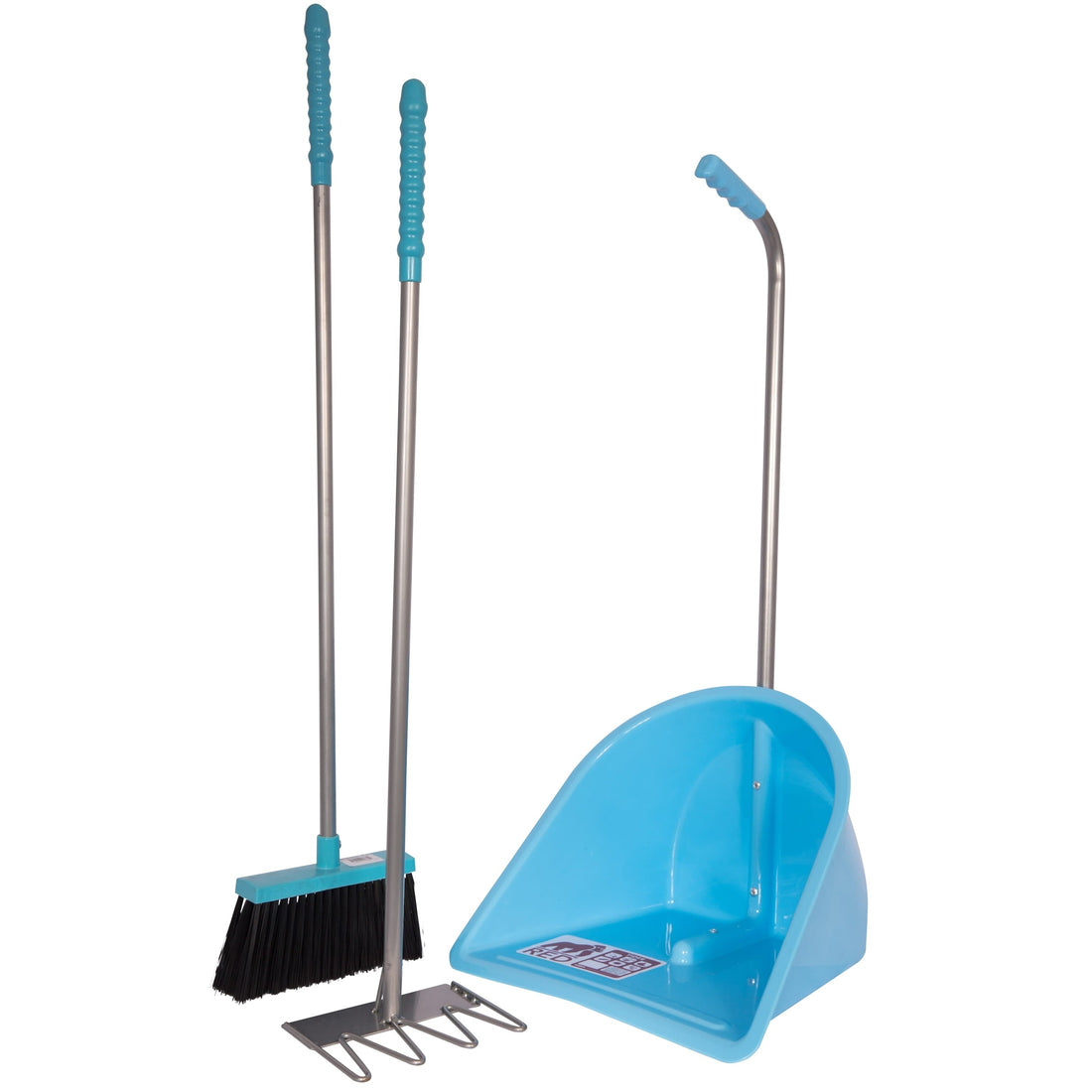 Red Gorilla - Tidee Companion Set - Sky Blue Tidee + Rake + Broom ehdxb
