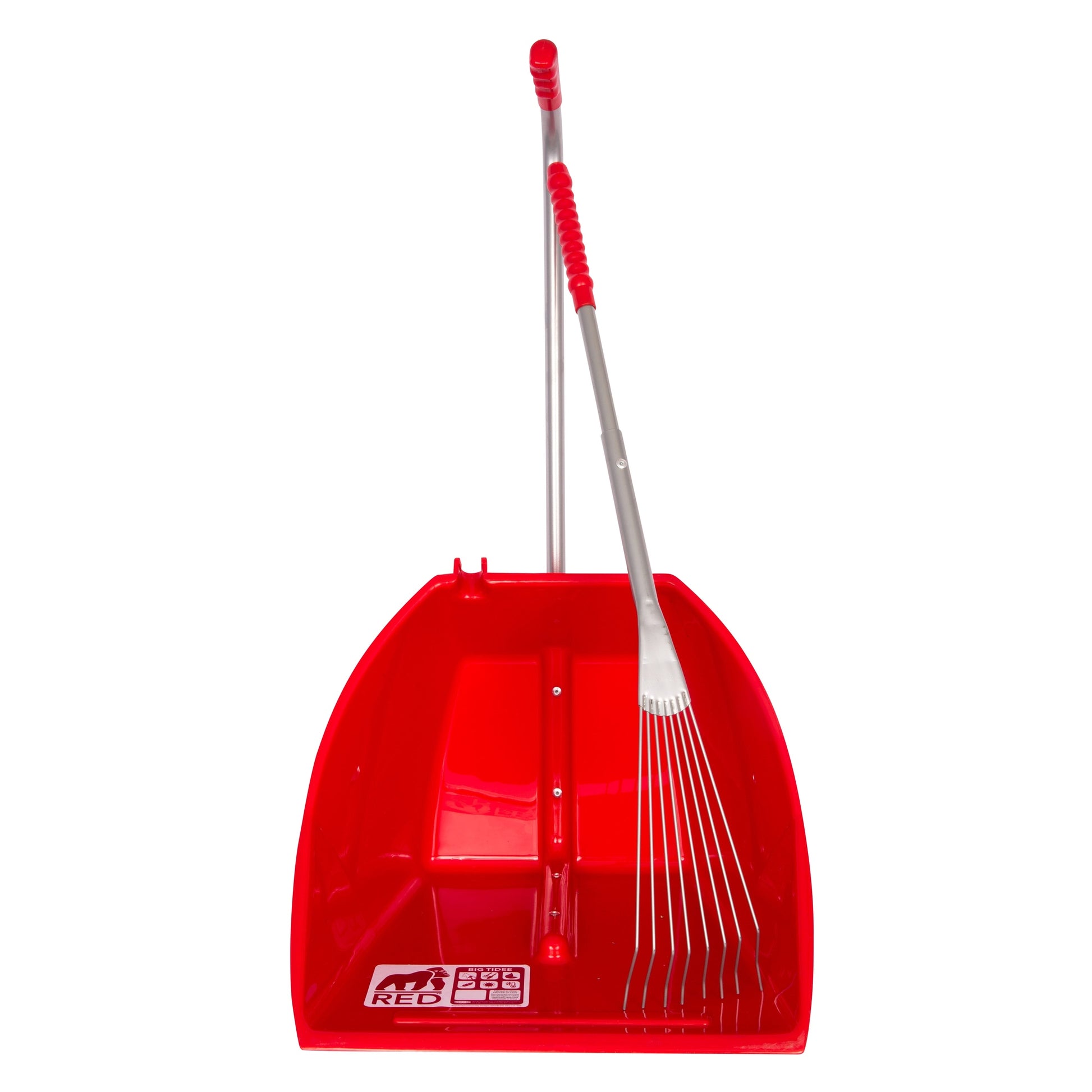 Red Gorilla - Big Tidee & Long Metal Rake - Red Big Tidee + Long Rake ehdxb