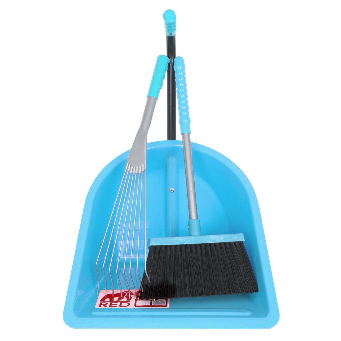 Red Gorilla - Teenie Tidee Companion Set - Sky Blue Tiny Tidee + Rake + Broom ehdxb