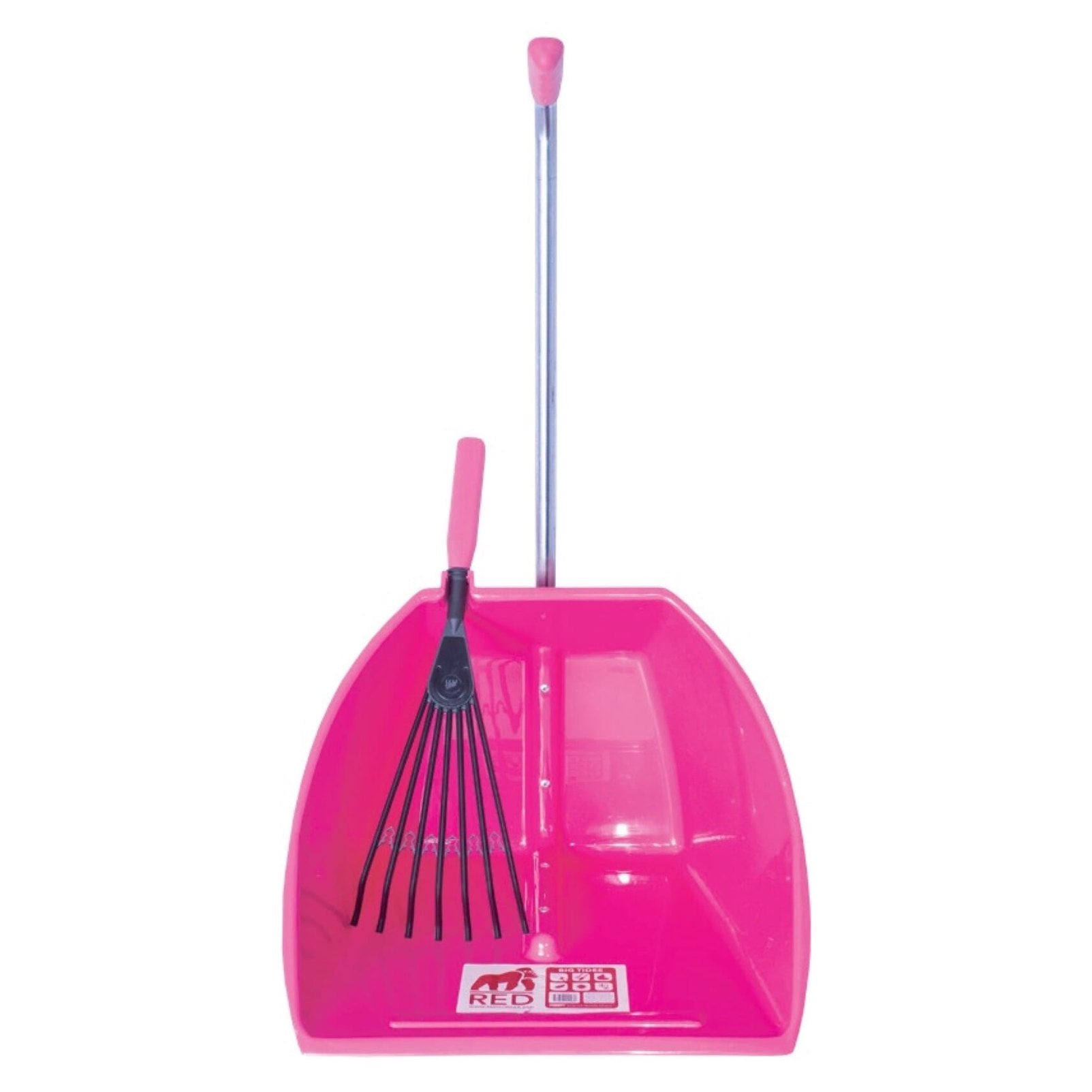 Red Gorilla - Big Tidee & Short Plastic Rake - Pink Big Tidee + Plastic Rake ehdxb