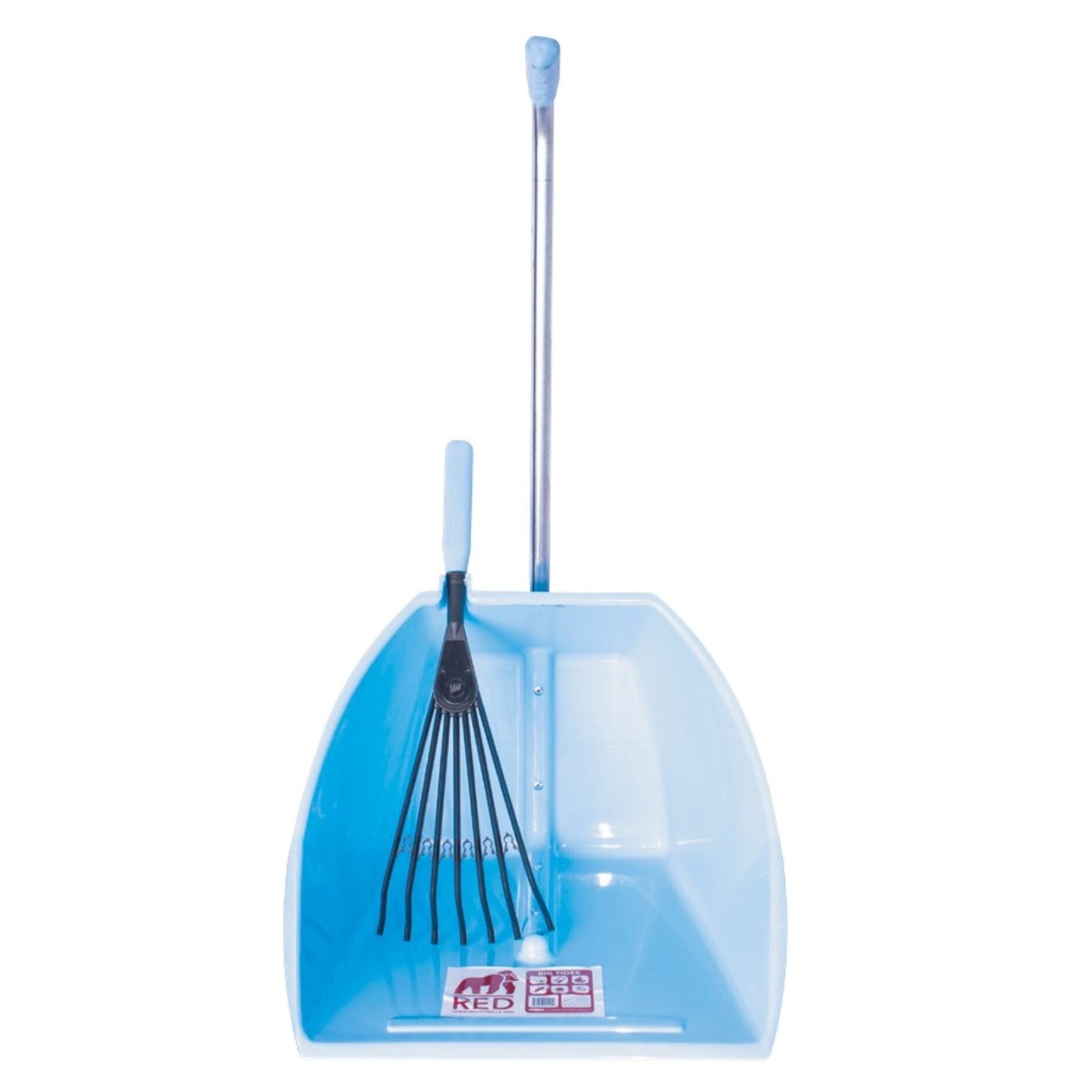 Red Gorilla - Big Tidee & Short Plastic Rake - Sky Blue Big Tidee + Plastic Rake ehdxb