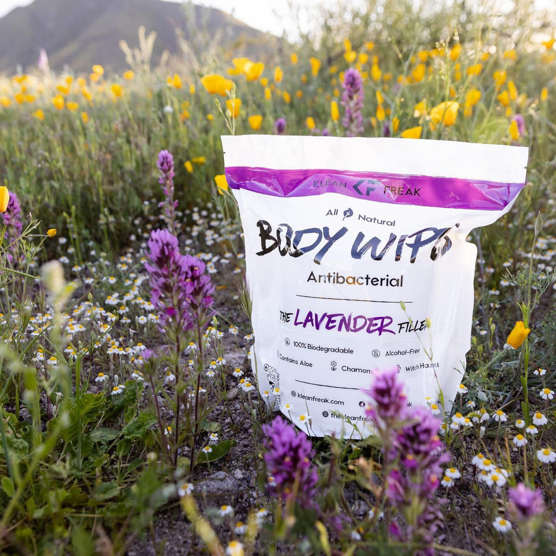 Klean Freak - Body Wipes - The Filler - Lavender ehdxb